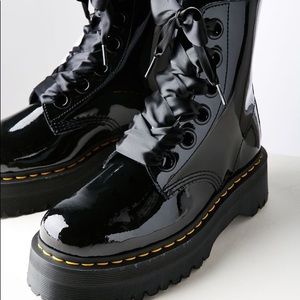 Dr. Martens Molly Lolita Patent Boot Platform